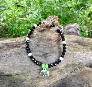 Stones with a Story Handmade Bracelet Onyx
