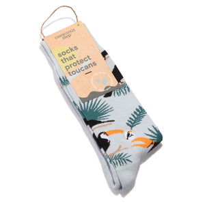 Conscious Steps Socks That Protect Toucans