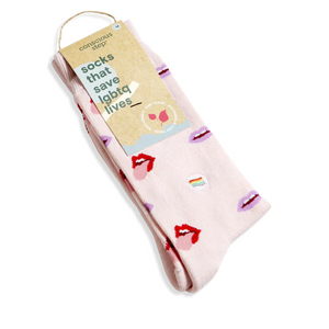 Conscious Steps Socks That Save LGBTQ Lives Lips