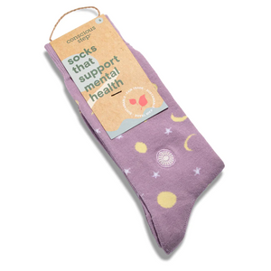 Conscious Step Socks That Support Mental Health Celestial