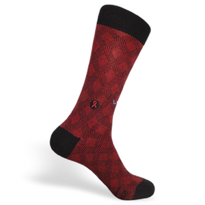 Conscious Step Socks That Treat HIV Crosshatch