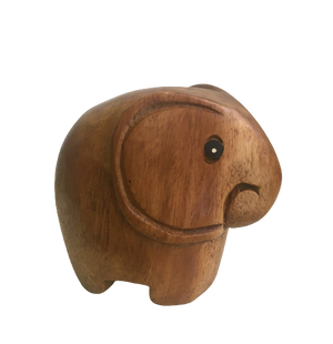 Wooden Baby Elephants