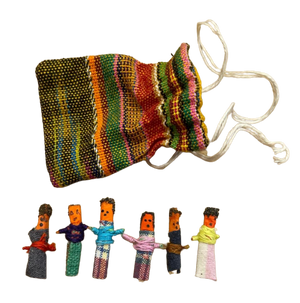 Worry Dolls from Guatemala 6 Pack in a Pouch