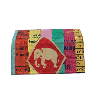 Sale Elephant Brand Recycled Patch Wallet