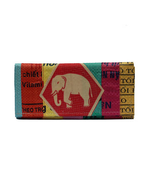 Sale Elephant Brand Recycled Patch Wallet