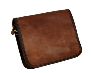 Leather Laptop Style Shoulder Bag