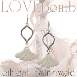 LOVEbomb Shell & Flame Earrings