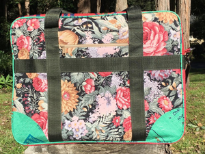 Vintage Fabric Travel Bag