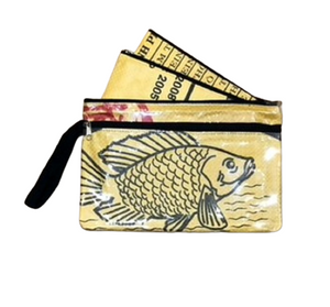 Fish 3 in 1 Pencil Case or Purse with PVC - Fair Trade