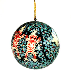 Lacquerware Christmas Ball Decoration CVA746