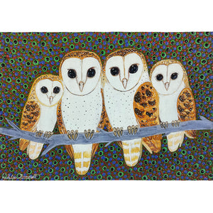 Greeting Card - Indigenous Art Bird Designs