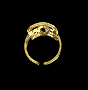 Fair Trade Brass Rectangle Ring made in Cambodia