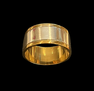 Fair Trade Brass and Silver Spinning Ring made in Cambodia