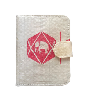 Fair Trade Elephant Card Holder made from Cement Bags