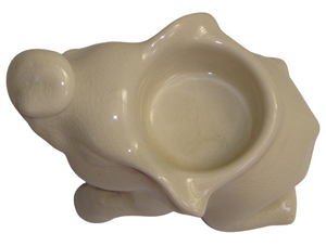 Celadon Ceramic Kneeling Elephant Tealight Holder