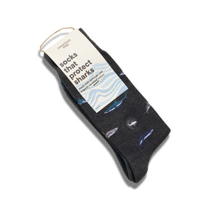 Conscious Step Socks That Protect Grey Sharks