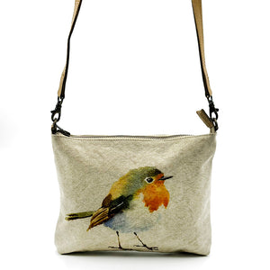 Eco Canvas Cross Body Bag Little Robin
