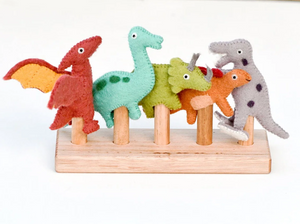 Dinosaurs Finger Puppet Set