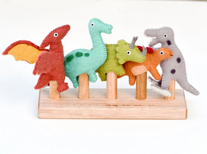 Dinosaurs Finger Puppet Set