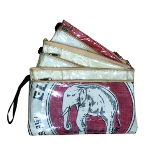 Elephant Brand Antique 3 in 1 Pencil Case or Purse - Fair Trade