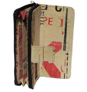 Elephant Brand Recycled Deluxe Long Fold Out Wallet
