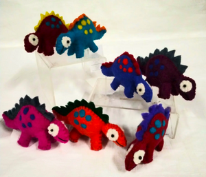 Fair Trade Felt Dinosaur Decoration