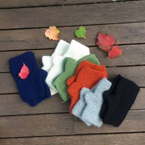 On Sale! Alpaca Fingerless Mittens handmade in Peru