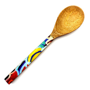 Serving Spoons Wood - Indigenous First Nations Art Designs