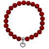 LOVEbomb Red Shell Based Bead Bracelet