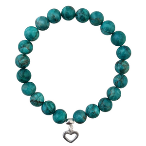 LOVEbomb African Turquoise Bead Bracelet