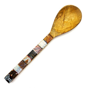 Serving Spoons Wood - Indigenous First Nations Art Designs