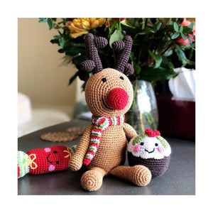 Rudolph Reindeer Large Doll by Pebble