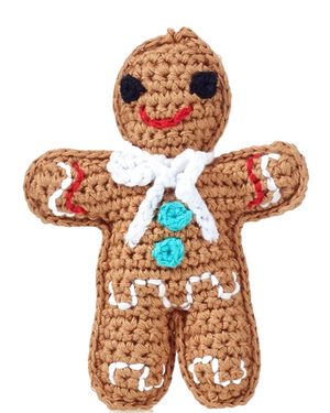 Gingerbread Man Rattle by Pebble
