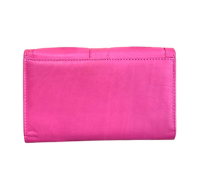 Soft Leather Wallet Pink