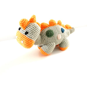 Pebble Steggi Dinosaur Rattle