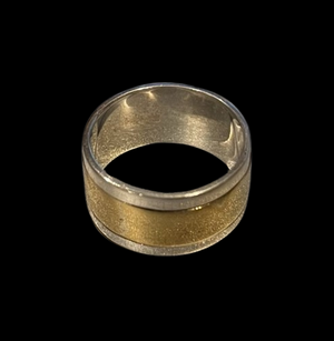Fair Trade Silver and  Brass Spinning Ring made in Cambodia