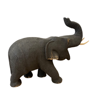 Teak Elephant Trunk Up 20cm
