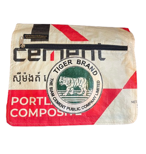 Tiger Brand Recycled Messenger Bag