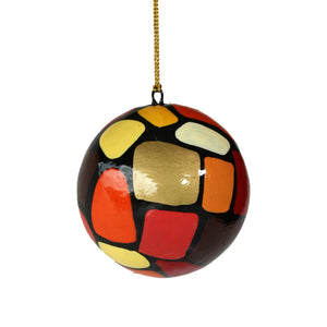 Lacquerware Christmas Ball Decoration KZI324