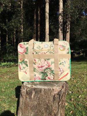 Vintage Fabric Travel Bag