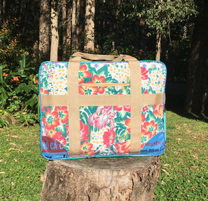 Vintage Fabric Travel Bag