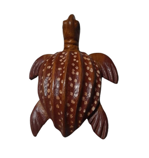 Fair Trade Wooden Mafuaeng Turtle