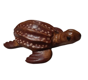 Fair Trade Wooden Mafuaeng Turtle