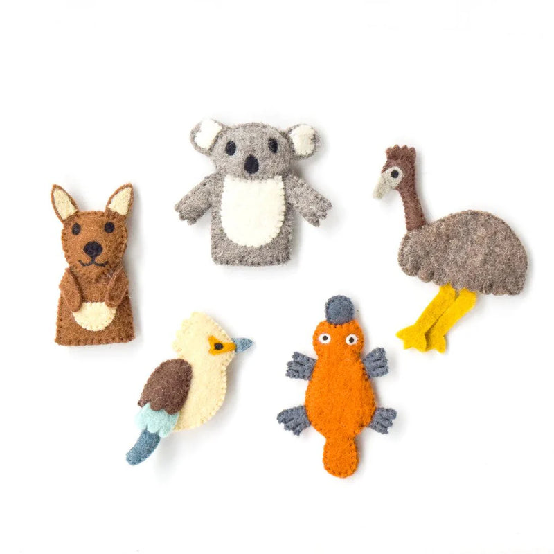 Australian Animals Finger Puppet Set A – The Fair Trade Cove