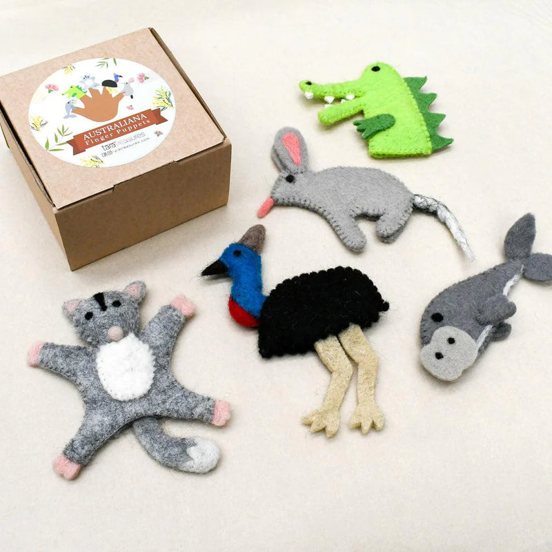 Australian Animals Finger Puppet Set C – The Fair Trade Cove