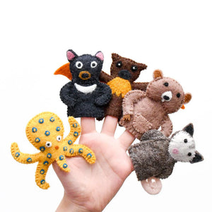 Australian Animals Finger Puppet Set E