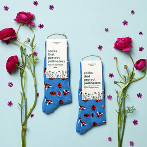 Conscious Steps Socks That Protect Pollinators