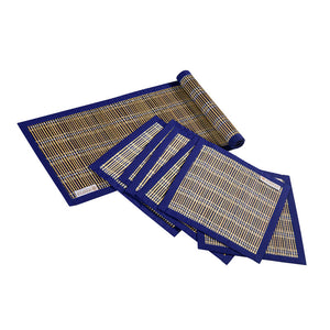 Sedge Placemats with Cotton Edging