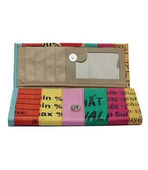 Tiger Brand recycled Patch Wallet