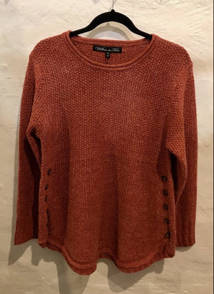 Soft Knit Jumper with Button Detail